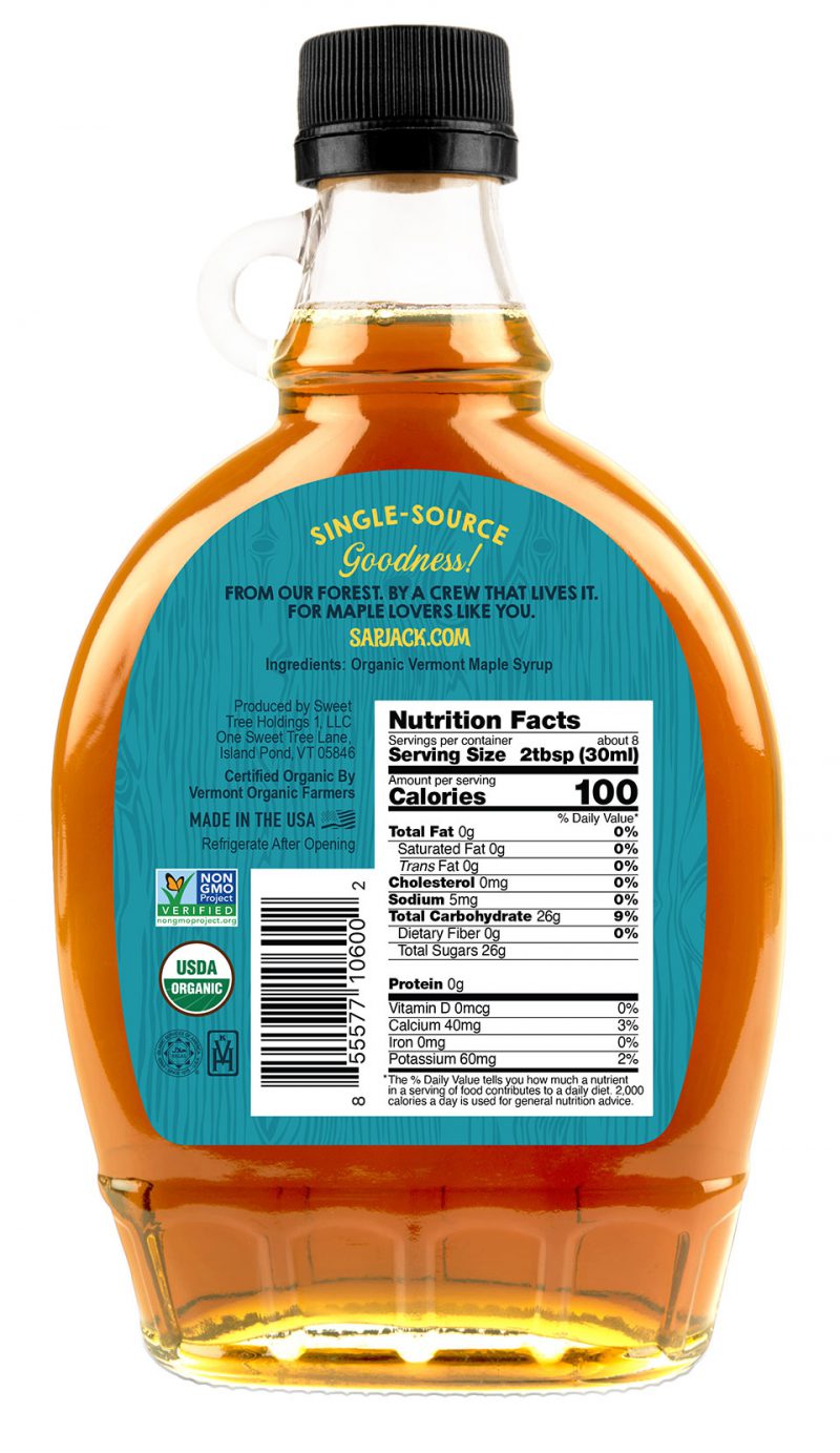 GRADE A GOLDEN MAPLE | 100% Pure Organic Golden Vermont Maple Syrup